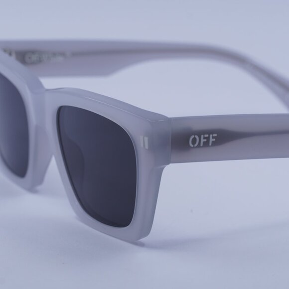 Off-White OOERI13X VALDEZ 0907 Sunglasses Grey Square Frame, Dark Grey Lenses - Picture 2 of 10